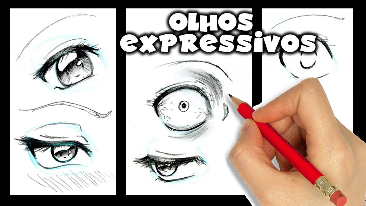 COMO DESENHAR MANGÁ - OLHOS EXPRESSIVOS -1 